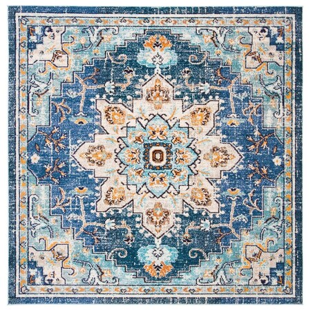 Safavieh 12 x 12 ft. Madison 400 Square Area Rug Blue & Light Blue MAD473M-12SQ